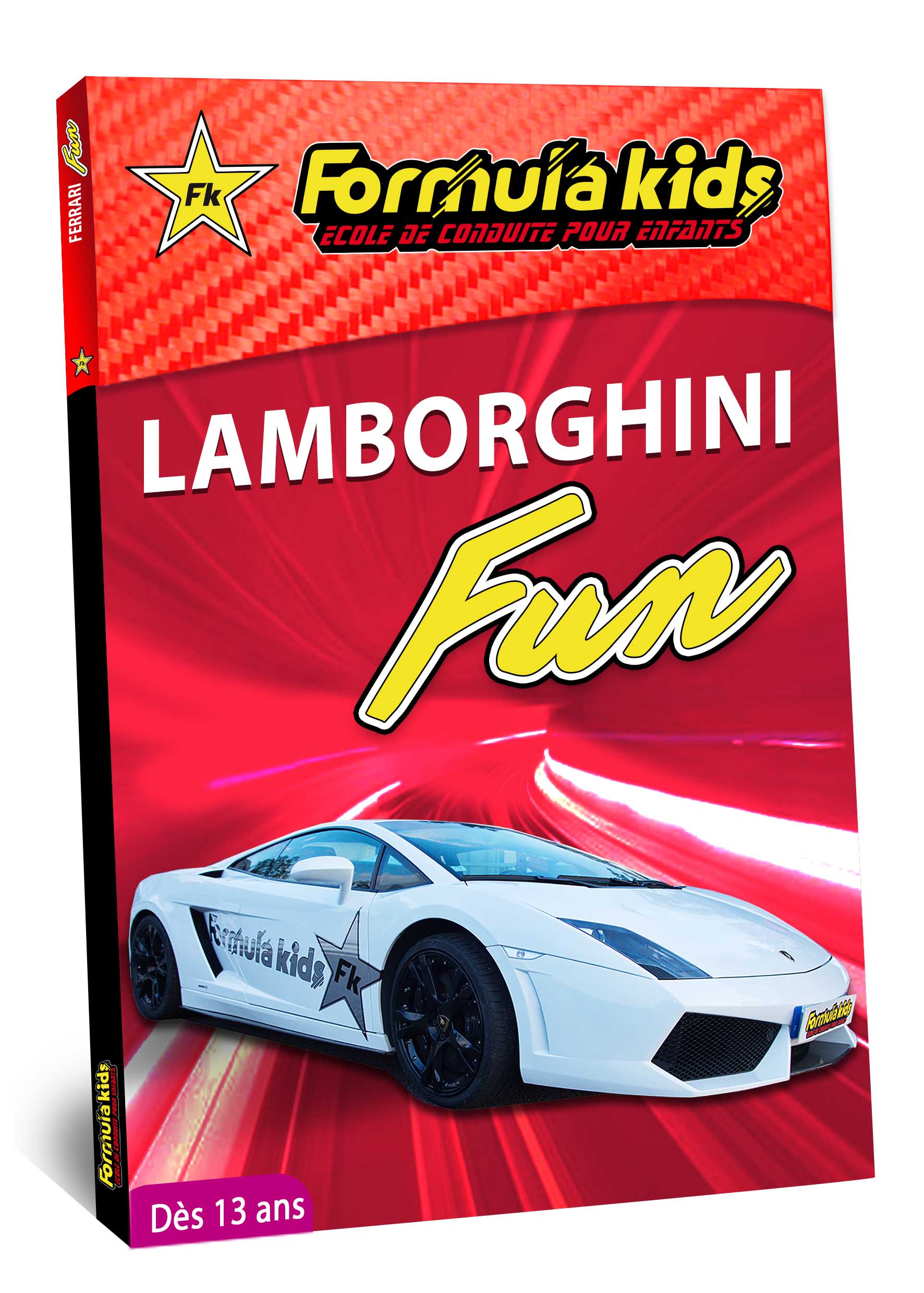 Lamborghini Fun - Conduire une Lamborghini dès 7 ans - Formula Kids - Stage de conduite enfant - Stage de pilotage sur As'Phalte - Stage Junior - Gallardo LP 560 -