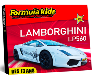 coffret stage pilotage enfant lamborghini dès 13 ans